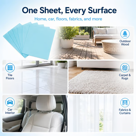 🔥 50% OFF Today! 🧼 Multi-Surface Deep Cleaning Sheets (100 PCS) ✨ Powerful Stain Removal for Kitchen, Bathroom &amp; More
