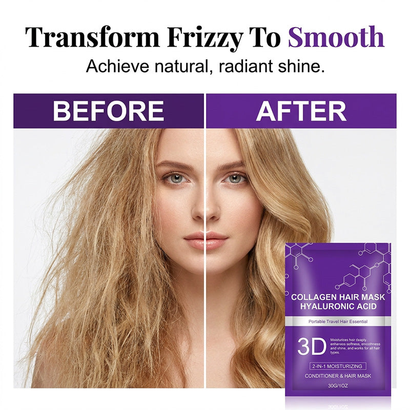 💇‍♀️ BUY 1 GET 1 FREE! 💖 Hyaluronic Acid Hair Mask ✨ Deep Repair, Intense Hydration &amp; Silky-Smooth Hair