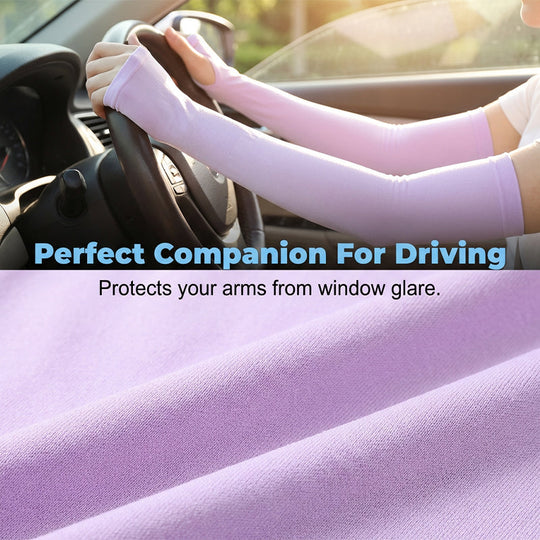 ☀️ BUY 2 GET 1 FREE | Cooling UV Protection Arm Sleeves – Stay Cool &amp; Sun Safe All Summer