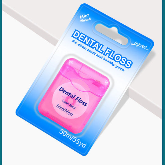 🔥 BUY 2 GET 1 FREE! 🦷 50m Mint Flavored Dental Floss 🌿 Fresh Breath &amp; Effective Plaque Removal