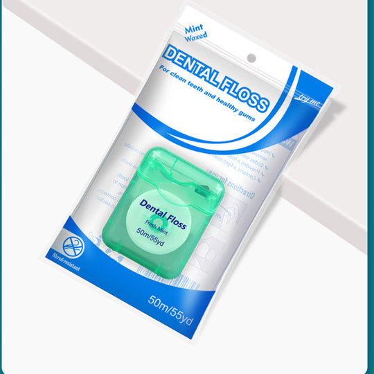 🔥 BUY 2 GET 1 FREE! 🦷 50m Mint Flavored Dental Floss 🌿 Fresh Breath &amp; Effective Plaque Removal