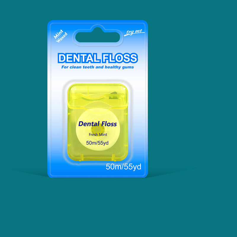 🔥 BUY 2 GET 1 FREE! 🦷 50m Mint Flavored Dental Floss 🌿 Fresh Breath &amp; Effective Plaque Removal