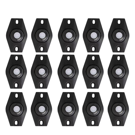 💖 50% OFF TODAY ONLY! 🎁 Universal 360° Rotating Self-Adhesive Wheels Set ✨ Smooth 360° Movement for Bins, Boxes &amp; Furniture