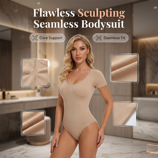 💖 60% OFF TODAY! ✨ Seamless Tummy Control Shapewear Bodysuit 👗 Sculpt, Smooth &amp; Shape Instantly