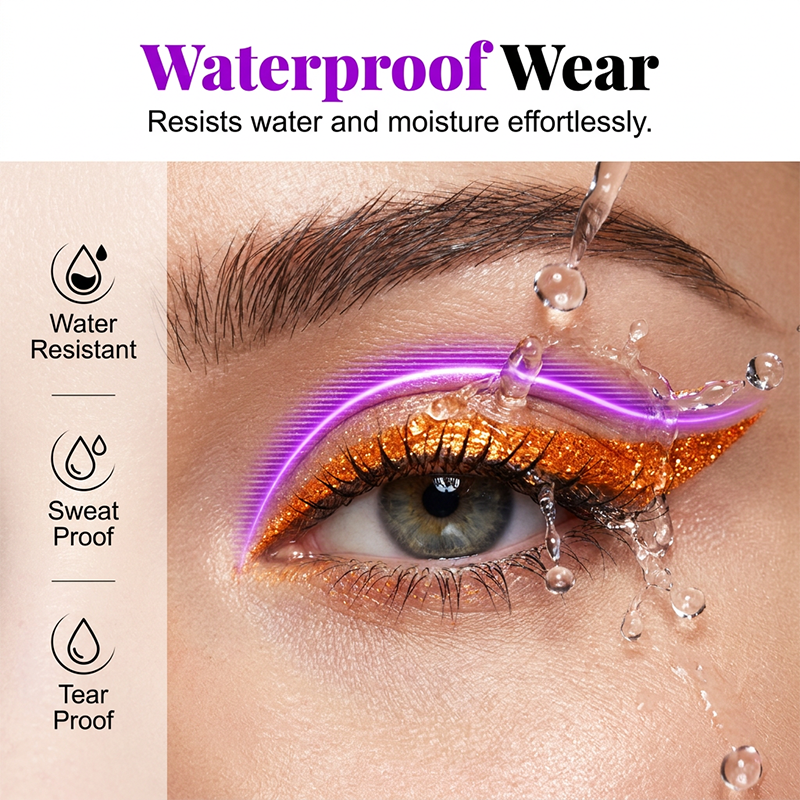 🌈 Mix &amp; Match Your Favorite Shades! ✨ Glitter Eyeshadow Pencil 💖 Waterproof, Smudge-Proof &amp; Long-Lasting