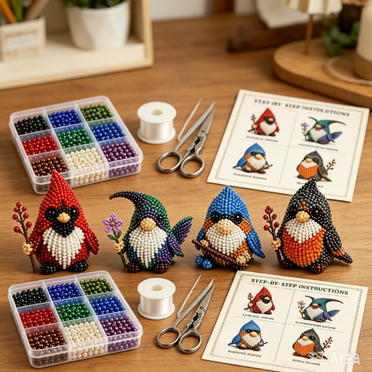⏳LIMITED OFFER 50%OFF🌞DIY Beaded Animal Kit 🐾✨ – All-in-One, Beginner Friendly, 3D Figures