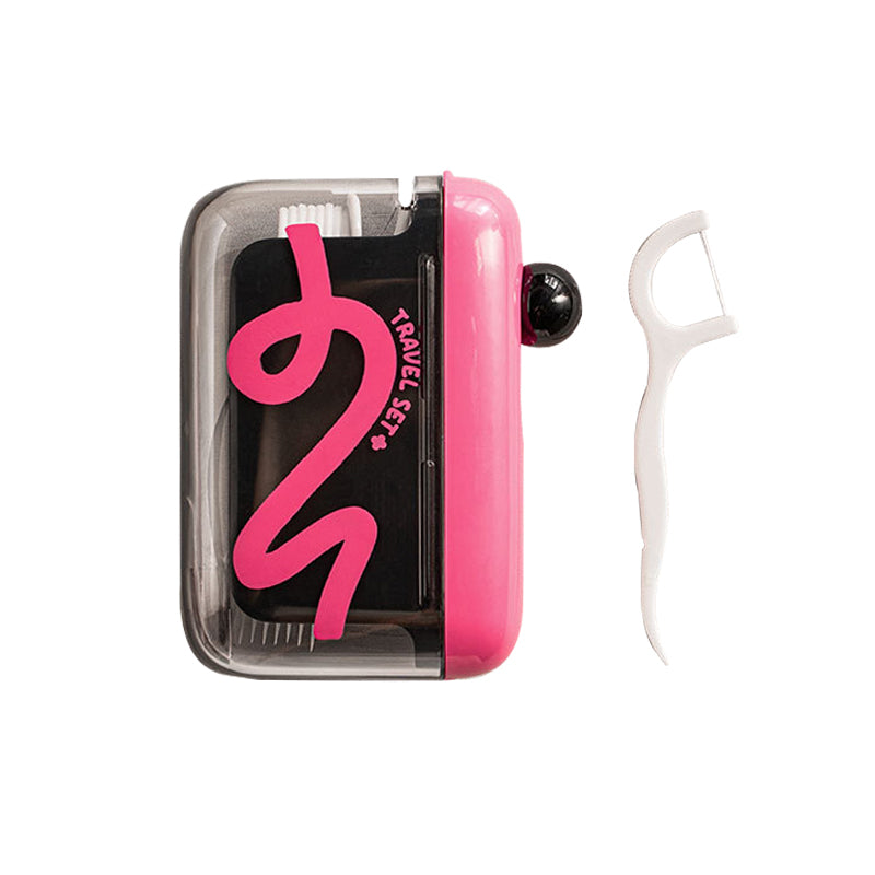 🦷✨Automatic Pop-Up Dental Floss Storage Dispenser，Just Press &amp; Pop, Hygienic Storage. Great Gift For Oral Care Lovers!