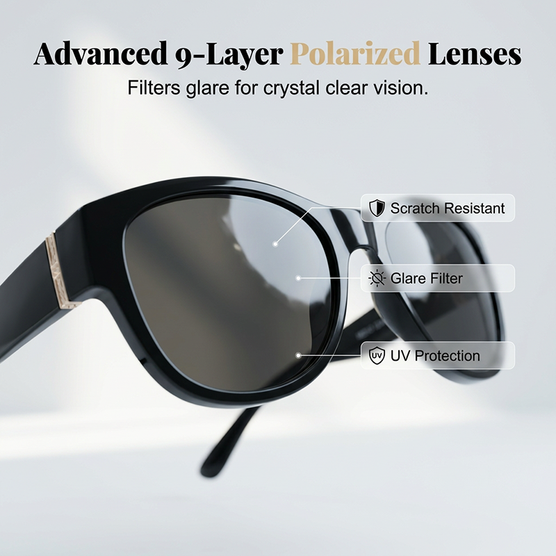 🔥 50% OFF TODAY! 😎 Oversized Fit-Over Sunglasses for Women ✨ Wear Comfortably Over Prescription Glasses