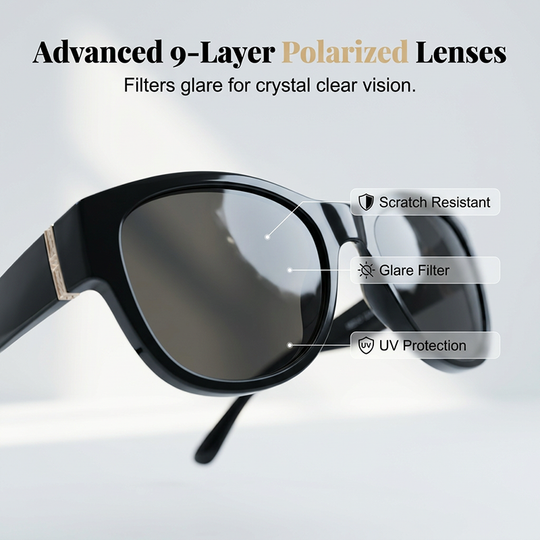 🔥 50% OFF TODAY! 😎 Oversized Fit-Over Sunglasses for Women ✨ Wear Comfortably Over Prescription Glasses