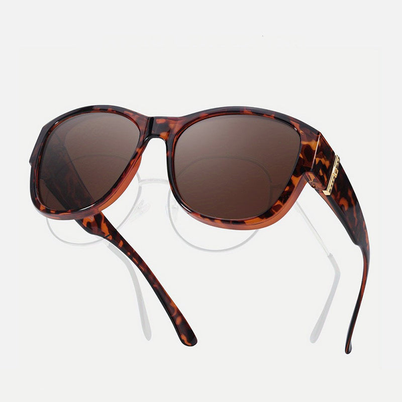 🔥 50% OFF TODAY! 😎 Oversized Fit-Over Sunglasses for Women ✨ Wear Comfortably Over Prescription Glasses
