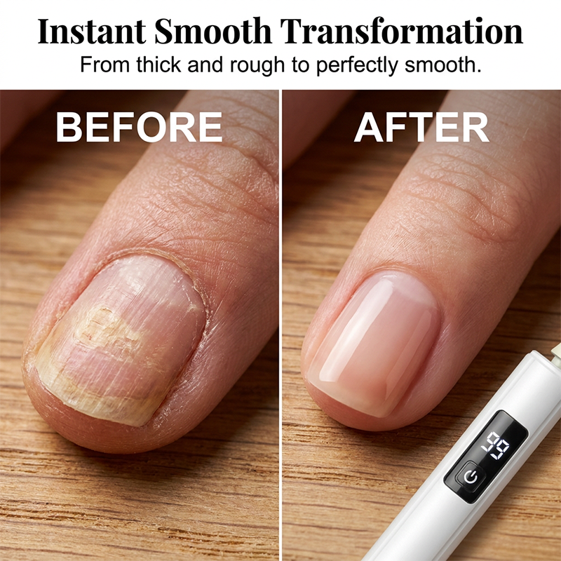 🥳Last Day Promotion!💅✨ Professional Electric Nail Polisher – Smooths thick nails, 99-speed display. Multiple heads for shaping &amp; buffing. Salon at home! 🌟💎