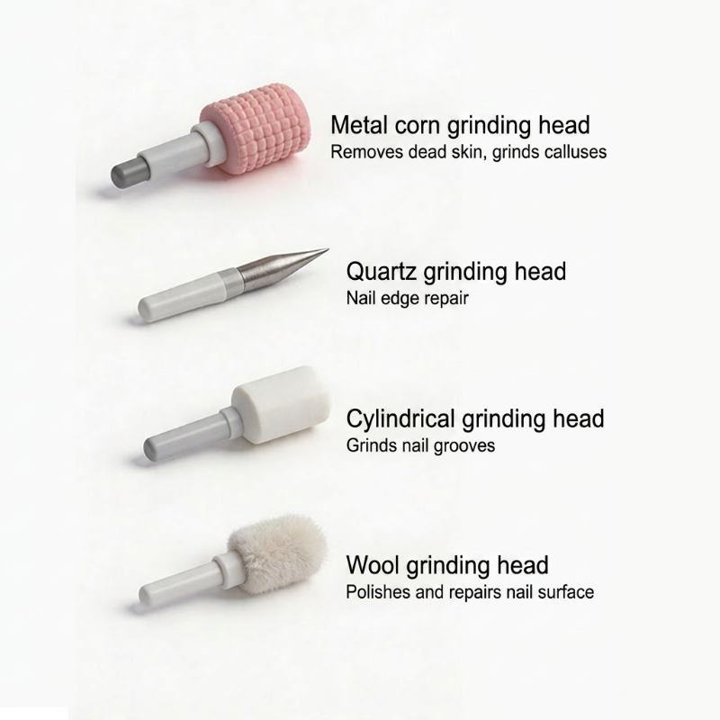🥳Last Day Promotion!💅✨ Professional Electric Nail Polisher – Smooths thick nails, 99-speed display. Multiple heads for shaping &amp; buffing. Salon at home! 🌟💎