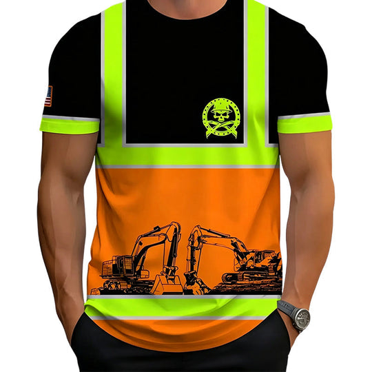 🚧 Viral Hi-Vis Tee – Safety Never Looked So Bold ☀️