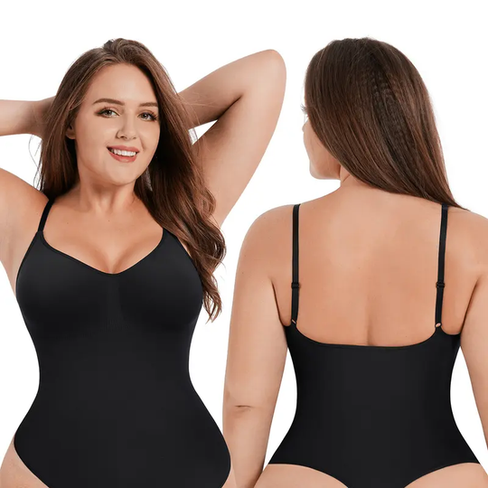 🔥 50% OFF TODAY! 💕 Seamless Thong Bodysuit Jumpsuit ✨ Sculpting Fit, Adjustable Comfort &amp; Invisible Under Any Outfit