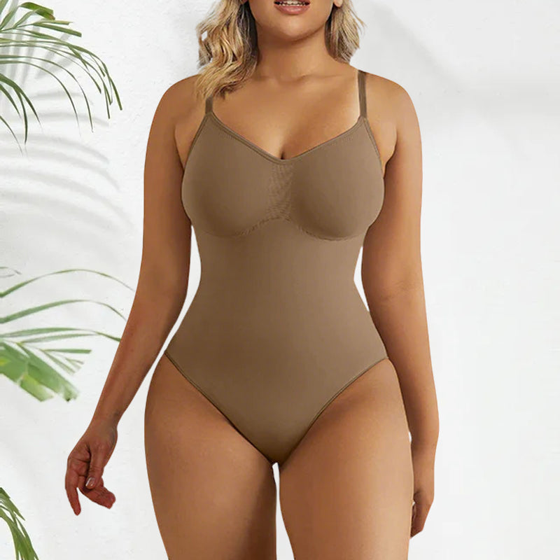 🔥 50% OFF TODAY! 💕 Seamless Thong Bodysuit Jumpsuit ✨ Sculpting Fit, Adjustable Comfort &amp; Invisible Under Any Outfit