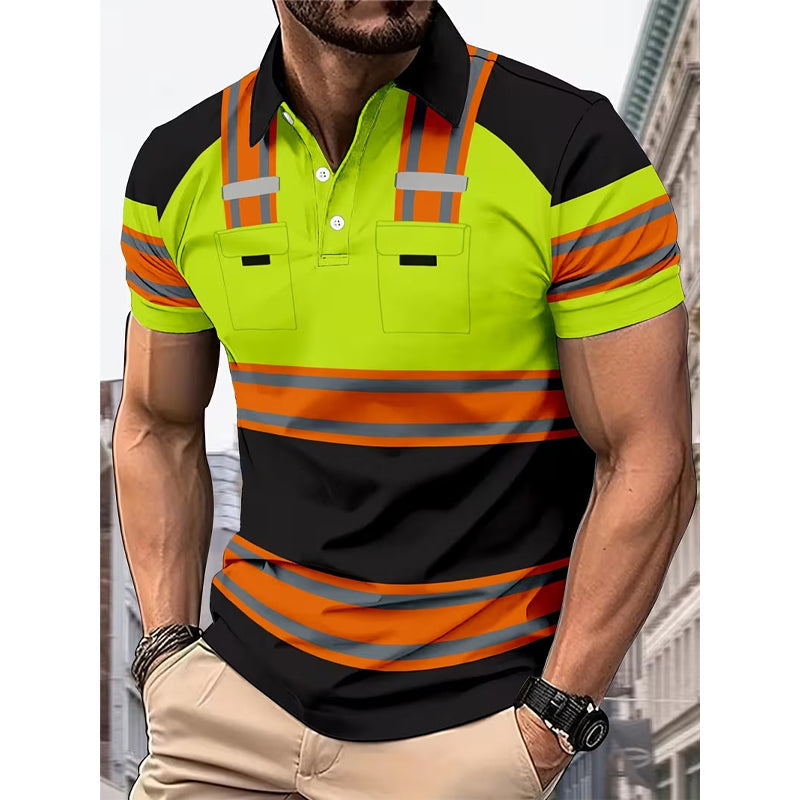 🏃☀️🦺 50% OFF! Round-Neck Hi-Vis Top – Lightweight, visible, great for running.