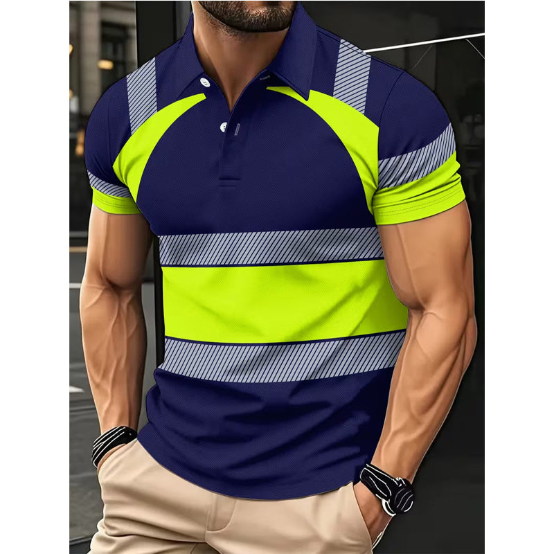 🏃☀️🦺 50% OFF! Round-Neck Hi-Vis Top – Lightweight, visible, great for running.