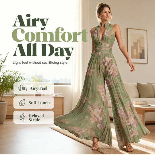 📢📢50% OFF !!⏰Flowing Pleated Jumpsuit