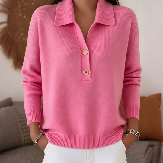 Bestseller🏆👚 Elegant Lapel Collar Knit – Timeless Design &amp; All-Day Comfort for Every Look