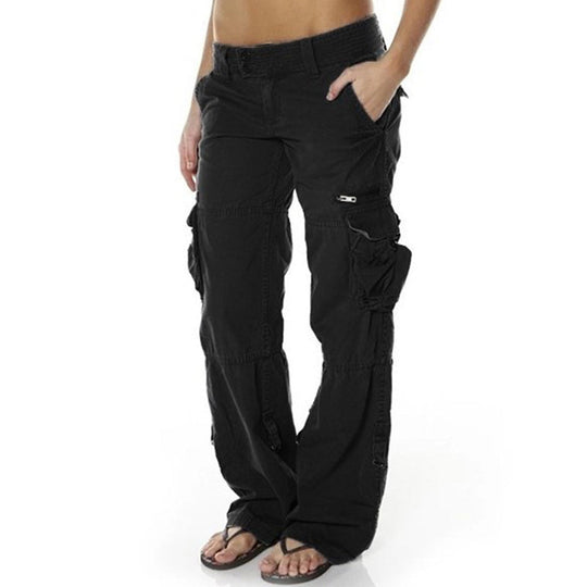 Must-Have🔥👖 Relaxed Wide-Leg Cargo Trousers – Functional Multi-Pocket Design &amp; Comfortable All-Day Fit