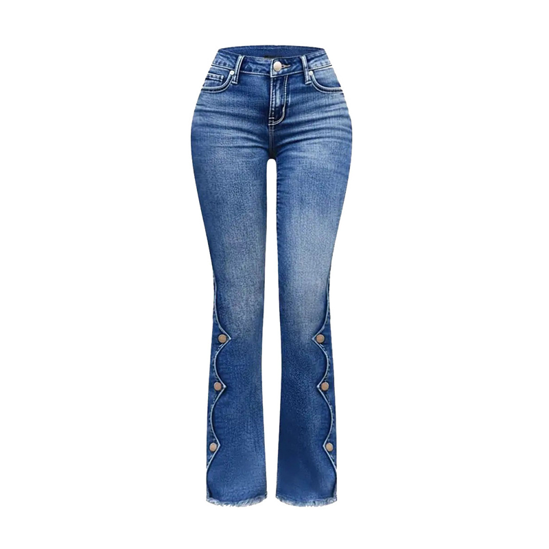 ⏰Last Day Sale 60% Off💃Women High Waisted Distressed Flare Jeans