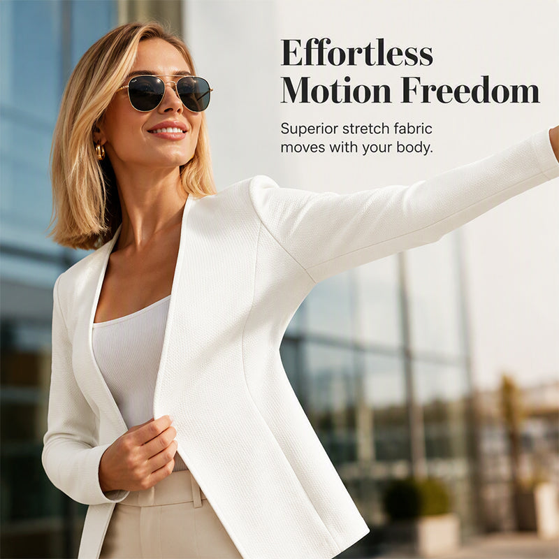 🧥Seasonal Style - Tailored Blazer with One-Button Closure – Breathable Comfort &amp; Crisp Lines for Every Occasion
