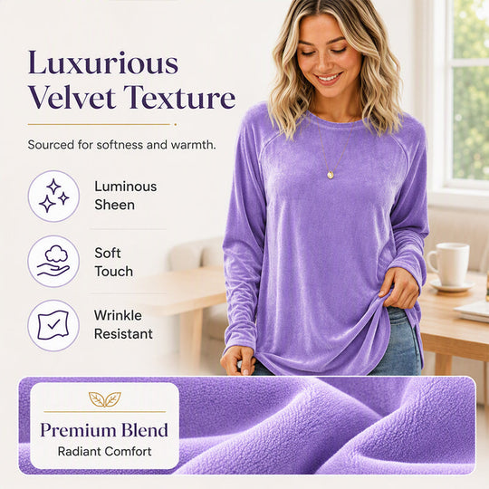 👚Seasonal Style - Relaxed Cotton Crew Top – Breezy Comfort &amp; Easy Pairing with Jeans or Leggings