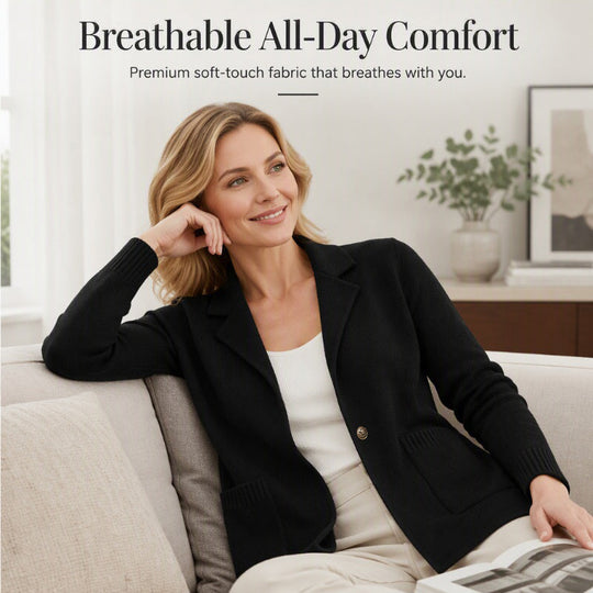 🏆Bestseller 🧥 Knit Lapel Cardigan – Timeless Silhouette &amp; Effortless Elegance for Every Look