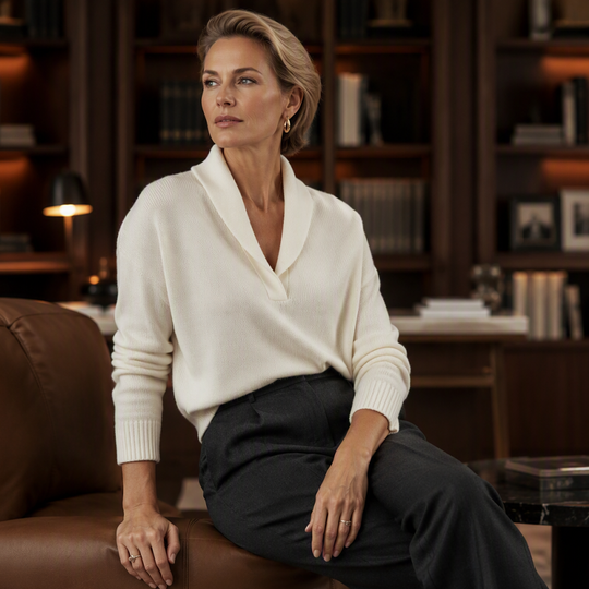 Bestseller🏆🧶 Shawl Collar Pullover – Timeless Comfort &amp; Effortless Style for Every Occasion