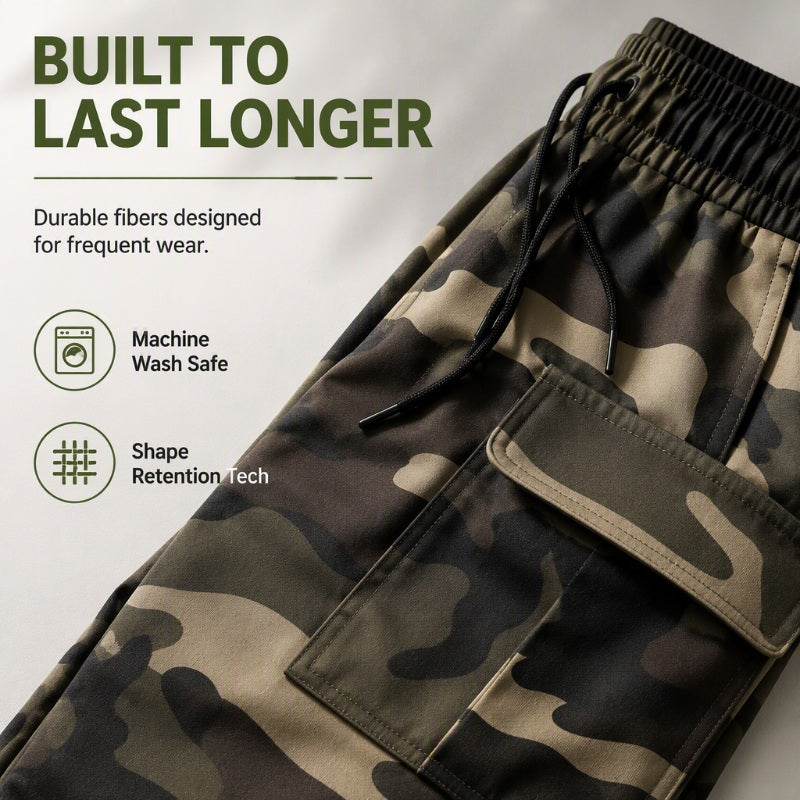 👖New Arrivals - Loose Cargo Joggers with High-Stretch Fabric – Functional Pockets &amp; Tapered Silhouette for Active Urban Wear