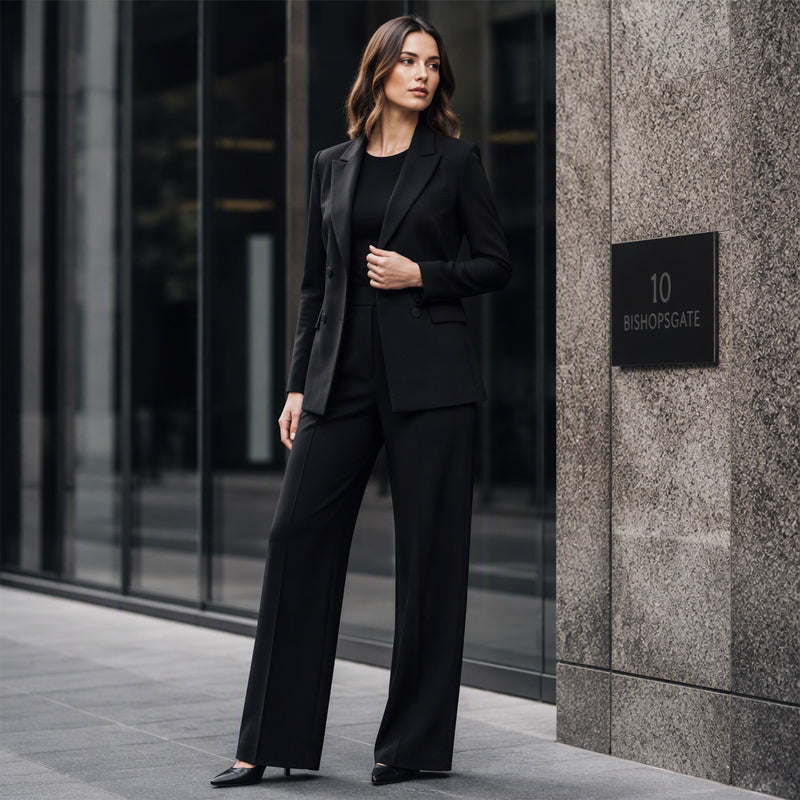 ✨ Women’s Elegant Blazer &amp; Trousers Set – Polished Style &amp; Effortless Sophistication
