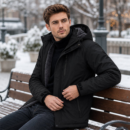 ❄️ Built for Rough Weather | Windproof Winter Shell Jacket