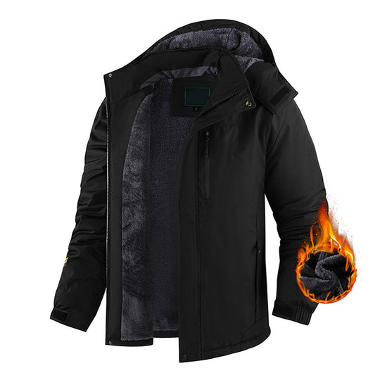 ❄️ Built for Rough Weather | Windproof Winter Shell Jacket