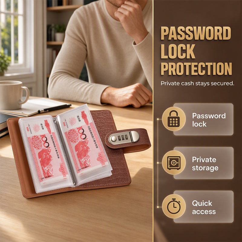 💵Lockable Checkbook &amp; Document Organizer📓
