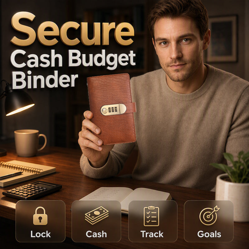 💵Lockable Checkbook &amp; Document Organizer📓