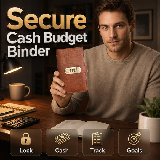 💵Lockable Checkbook &amp; Document Organizer📓