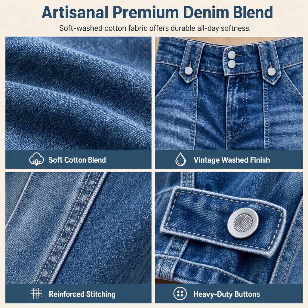 👖 Retro Denim Style | Women&