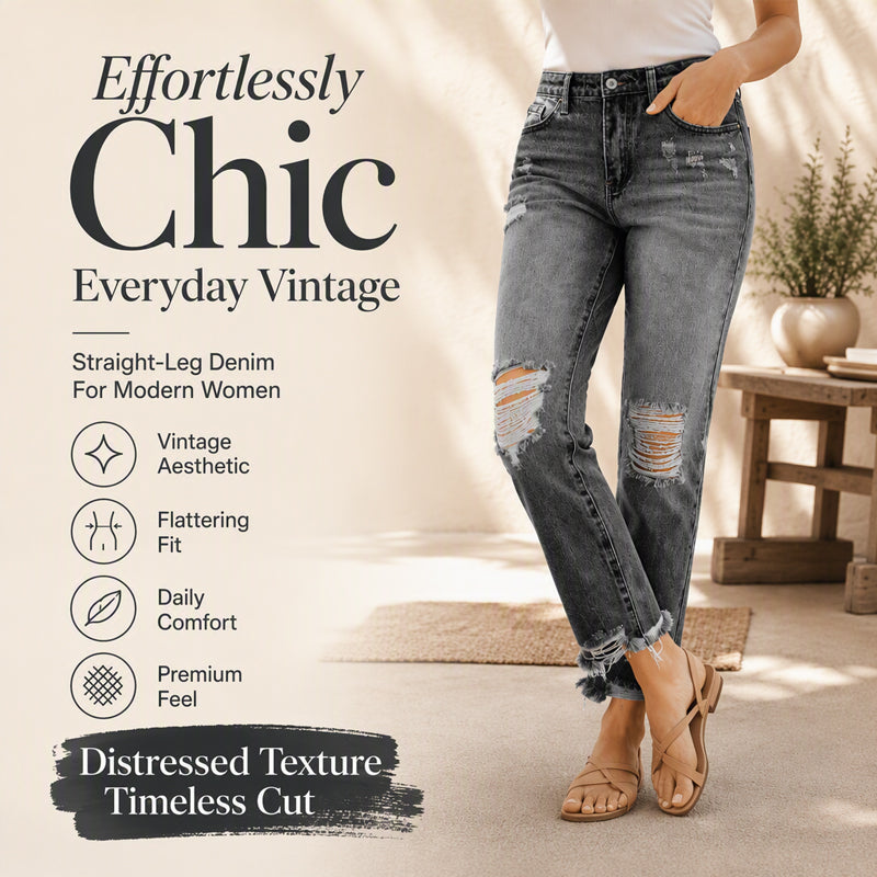 👖 Vintage Edge, Effortless Style | Women&