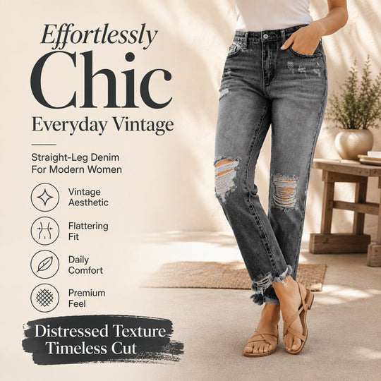 👖 Vintage Edge, Effortless Style | Women&