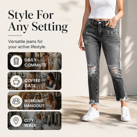 👖 Vintage Edge, Effortless Style | Women&