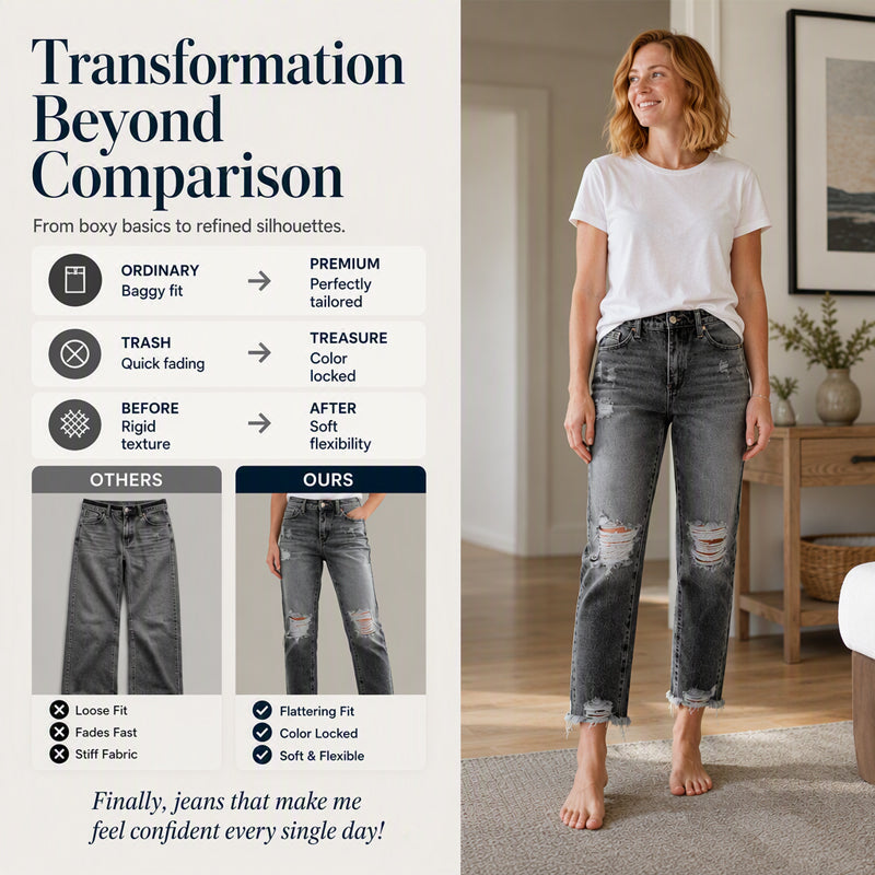 👖 Vintage Edge, Effortless Style | Women&
