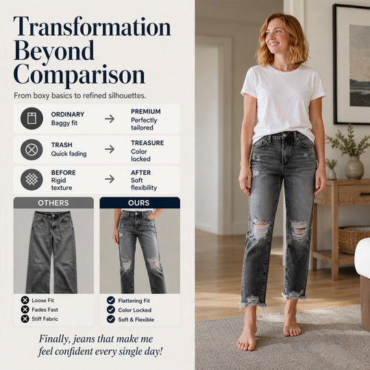 👖 Vintage Edge, Effortless Style | Women&