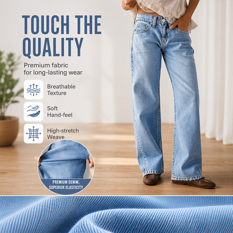 👖 Stretch Comfort, Flattering Wide-Leg Fit | Women&
