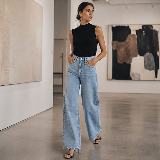 👖 Stretch Comfort, Flattering Wide-Leg Fit | Women&