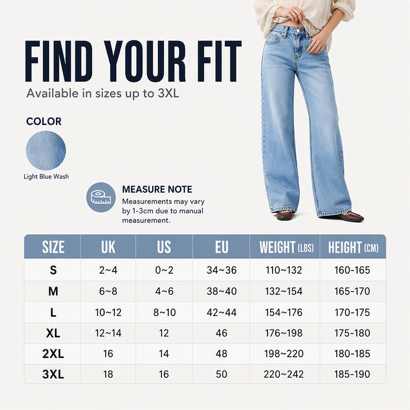 👖 Stretch Comfort, Flattering Wide-Leg Fit | Women&