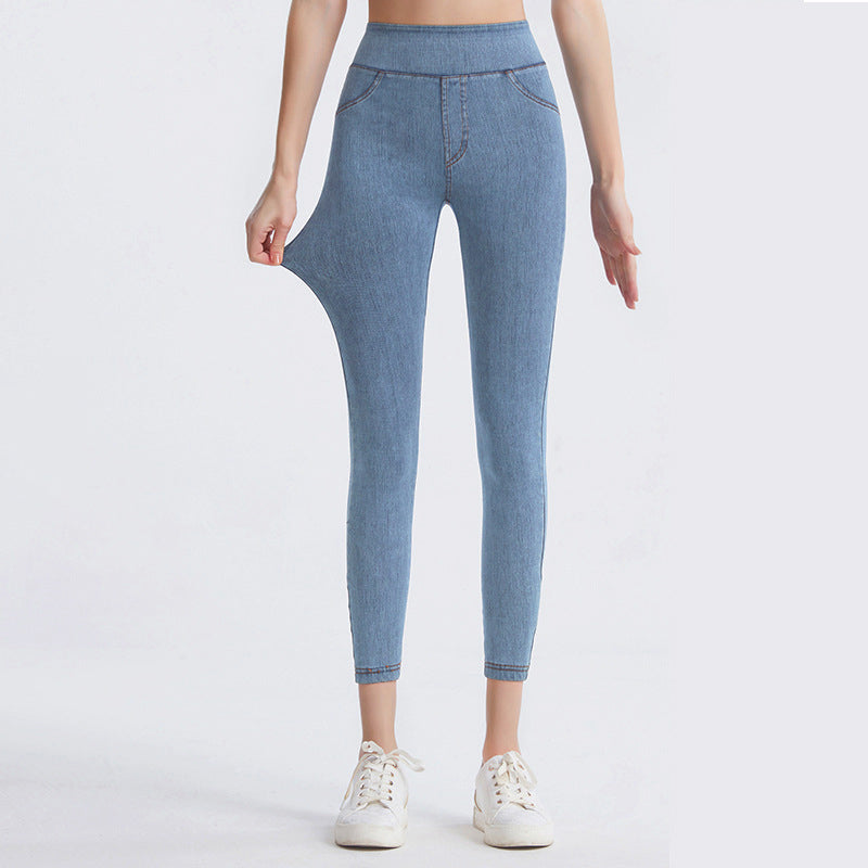 ✨👖 High Waist Denim Leggings That Shape & Flatter Your Figure