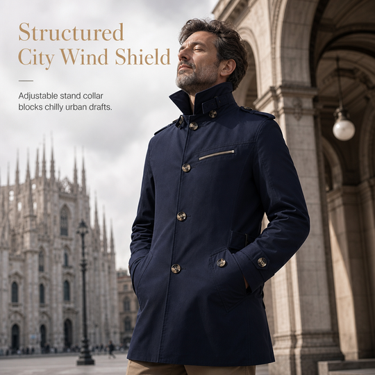 🧥 Washed Cotton, Sharper Long-Line Fit | Men&
