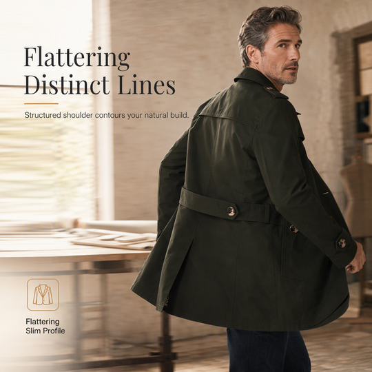 🧥 Washed Cotton, Sharper Long-Line Fit | Men&
