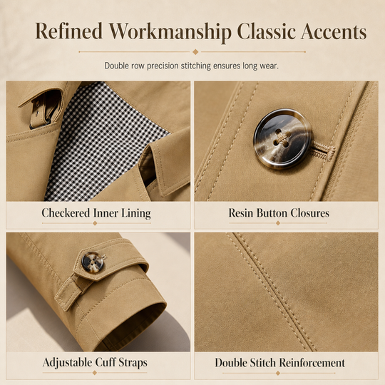 🧥 Washed Cotton, Sharper Long-Line Fit | Men&