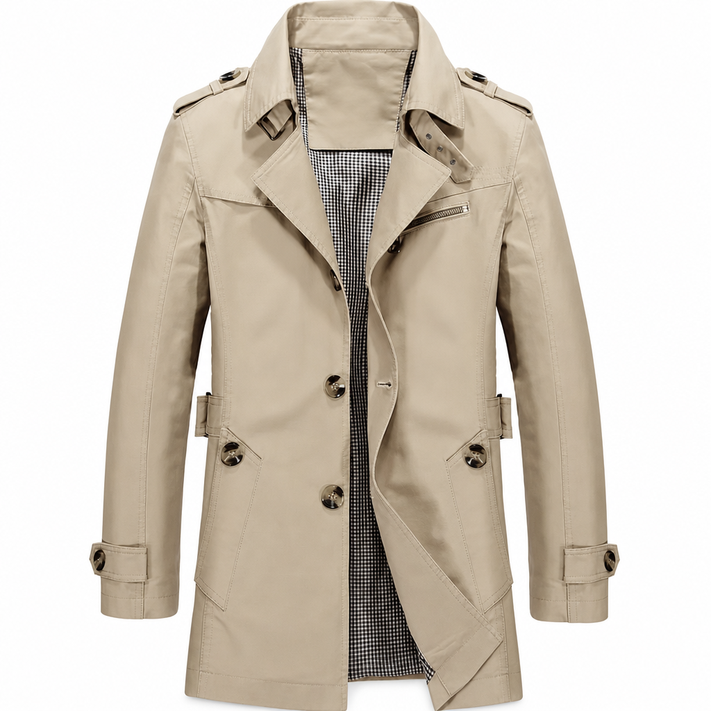 🧥 Washed Cotton, Sharper Long-Line Fit | Men&